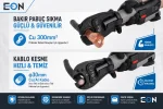 Zupper PZ-2430C Şarjlı Pabuç Sıkma ve Kablo Kesme Pensesi Kullanımı
