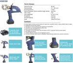 Şafak ESDC-60 10-300 mm2 Şarjlı Pabuç Sıkma Pensesi