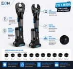 Zupper PZ-2430C Şarjlı Pabuç Sıkma ve Kablo Kesme Pensesi Kullanımı