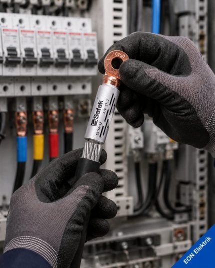Şafak Din Normu Bimetal Al-Cu Kablo Pabucu Bakır Alüminyum Bağlantı Pabucu