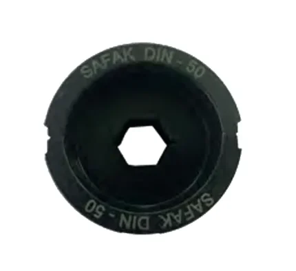 Şafak yuvarlak 130 kN çene takımı - DIN norm