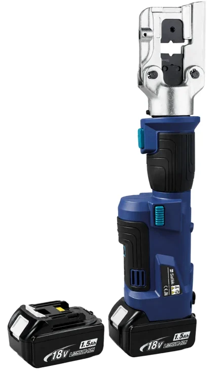 Şafak akülü dikey pabuç sıkma pensesi 10-240 mm² , 2 akü